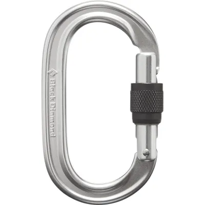 Black Diamond Oval Keylock ScrwgtCarabiner Polished, kuva 1 / 1