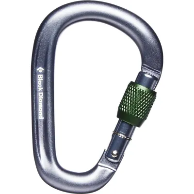 Black Diamond Pearlock Screwgate Carabiner Gray, kuva 1 / 1