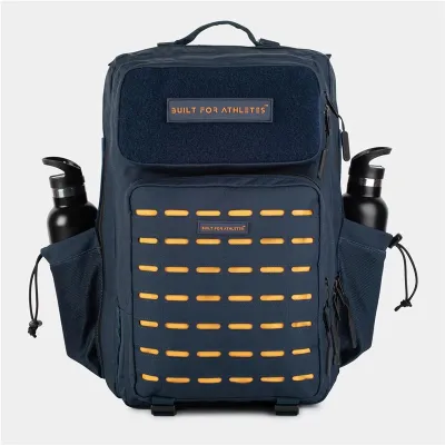 Built for Athletes Hero 2.0 45L reppu tummansininen ja oranssi