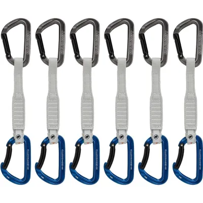 Mammut Workhorse Keylock 17 cm 6-Pack Quickdraws Grey/Blue, kuva 1 / 1
