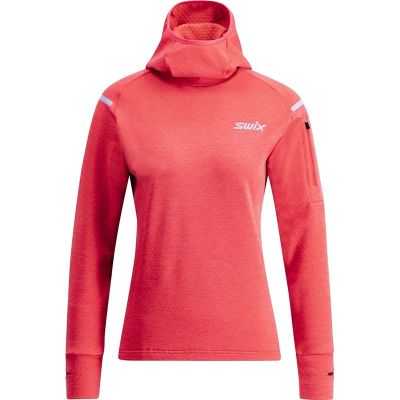 Swix Pace Midlayer Hooded W Cayenne