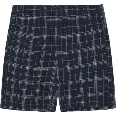 KnowledgeCotton Apparel Fig Checkered Shorts Blue Check, kuva 1 / 1