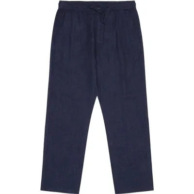KnowledgeCotton Apparel Fig Loose Linen Pants Total Eclipse, kuva 1 / 1