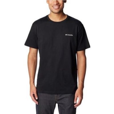 Columbia M Basic Logo SS Black/Graphic