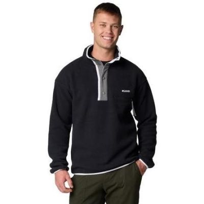 Columbia M Helvetia II Half Snap Fleece Black