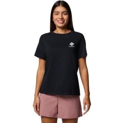 Columbia W Rolling Bend Graphic SS Black/Stacked Gem