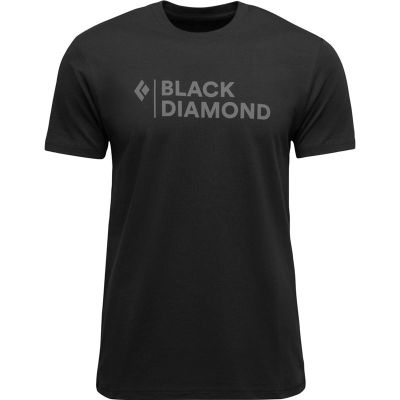 Black Diamond M Mini Stacked Ss Tee Black