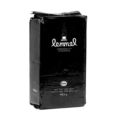 Lemmel Kaffe Tummapaahto Pannukahvi eko/KRAV 450 g