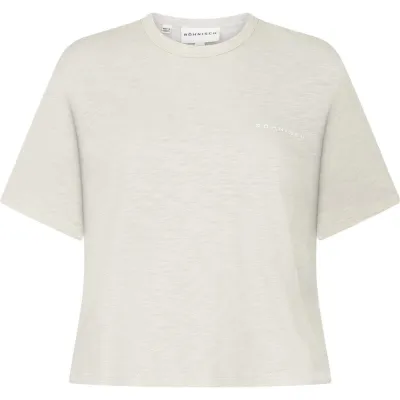 Röhnisch Slub Cropped Tee Light Gray
