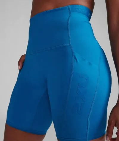 2XU Form Stash Hi-Rise Bike Shorts Seaport/Seaport, kuva 1 / 1