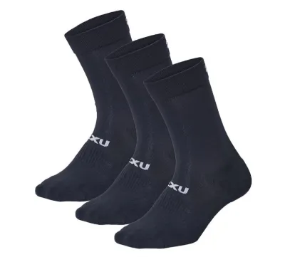 2XU Crew Socks 3 Pack Black/White, kuva 1 / 1