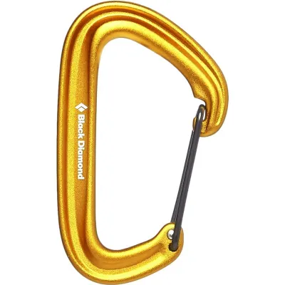 Black Diamond Litewire Carabiner Yellow, kuva 1 / 1