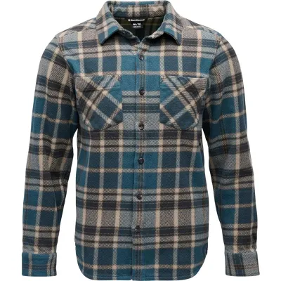 Black Diamond M Project Heavy Flannel Midnight Blue-Charcoal Plaid, kuva 1 / 1