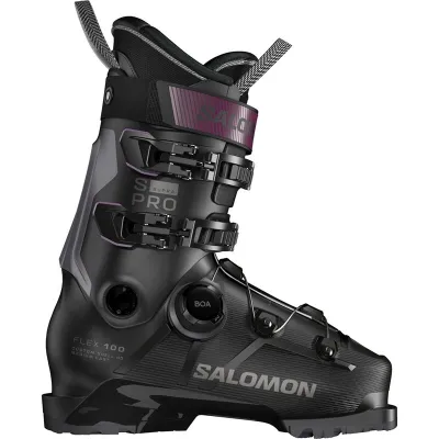 Salomon S/Pro Supra Boa 100 Black/Dark Grey Met./Burgundy Met., kuva 1 / 1