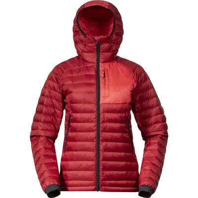 Bergans Vaagaa Light Down Jacket Hood Women Crimson Red/Peachy Red, kuva 1 / 1
