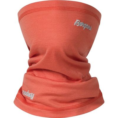Bergans Wool JuniorNeck Warmer Peachy Red