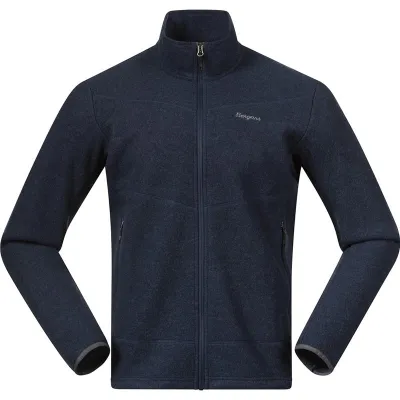 Bergans Rabot Merino FleeceMidlayer Jacket Men Navy Blue, kuva 1 / 1