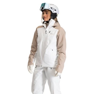 Bergans Oppdal 3L Shell Jacket Women Arctic White/Sandstone