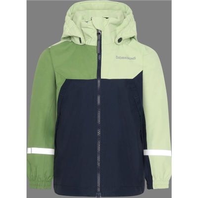 Didriksons Pilvi Kids Jkt Light Algae Green