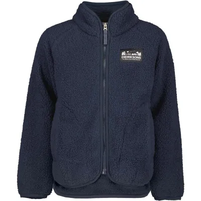 Didriksons Gibbs Kids Fullzip 2 Navy, kuva 1 / 1