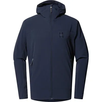 Haglöfs Rosson Softshell Hood Men Tarn Blue, kuva 1 / 1