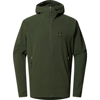 Haglöfs Rosson Softshell Hood Men Seaweed Green, kuva 1 / 1