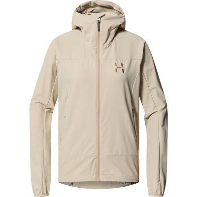 Haglöfs Rosson Softshell Hood Women Chalk Beige
