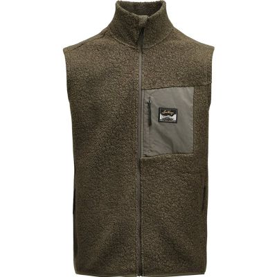 Lundhags Flok Wool Ms Pile Vest Forest Green