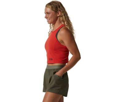 Mountain Hardwear Mountain Stretch Tanklette Women Summit Red