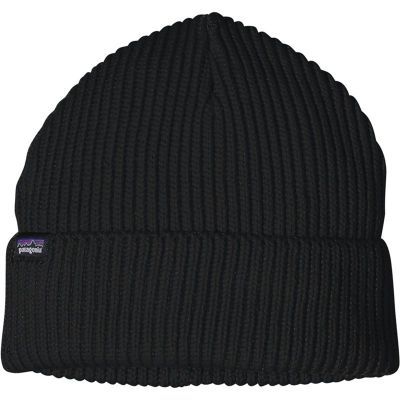 Patagonia Fishermans Rolled Beanie Black