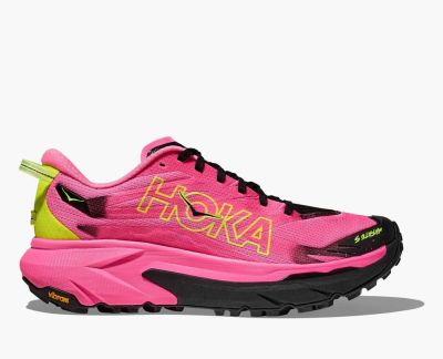 Hoka M Mafate 5 Neon Rose / Black