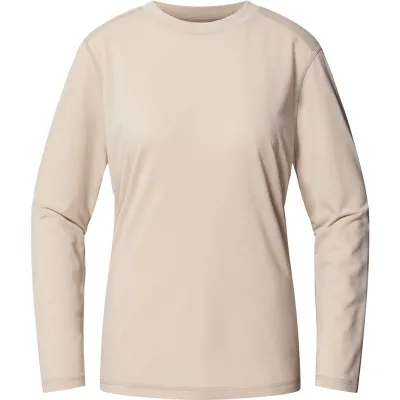 Haglöfs Kaise Wool LS Tee Naisten liitubeige, kuva 1 / 1