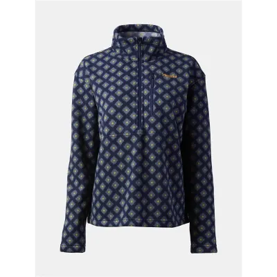 Marmot Wm'S Heavyweight Drop Line Printed 1/2 Zip Navy, kuva 1 / 1