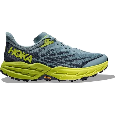 Hoka Speedgoat 5 Youth Stone Blue/Dark Citron, kuva 1 / 1