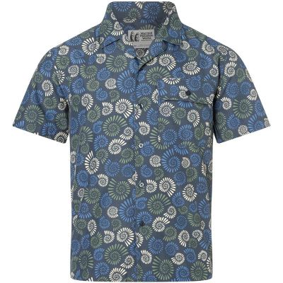 Marmot AirExchange UPF 40 Camp Novelty SS Shirt Thunderhead Multi Fossil