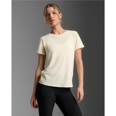 2XU Aero Tee Pixel Lemon/White Reflective