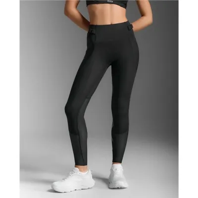 2XU Aero Mesh Hi-Rise Compression Tights Black/Silver Reflective, kuva 1 / 1