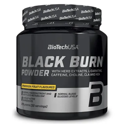 BioTechUSA Black Burn, Rasvanpoltto