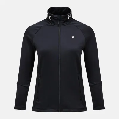 Peak Performance W Rider Essentials Zip Jacket Black/Black, kuva 1 / 1