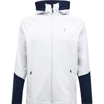 Peak Performance M Rider Essentials Zip Hood Antarctica/Blue Shadow