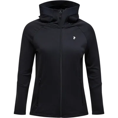 Peak Performance W Rider Essentials Zip Hood Black/Black, kuva 1 / 1