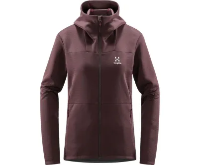 Haglöfs Willow Mid Hooded Jacket Women Burgundy Brown, kuva 1 / 1
