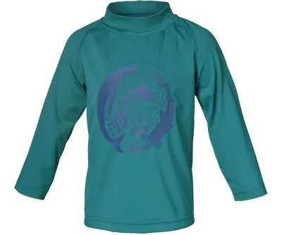 Isbjörn Sealion Sun Sweater Kids Emeraldgreen, kuva 1 / 1