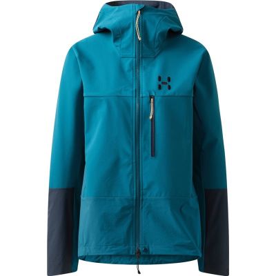 Haglöfs ROC Sight SoftshellII Jacket Women Deep Teal/Tarn Blue