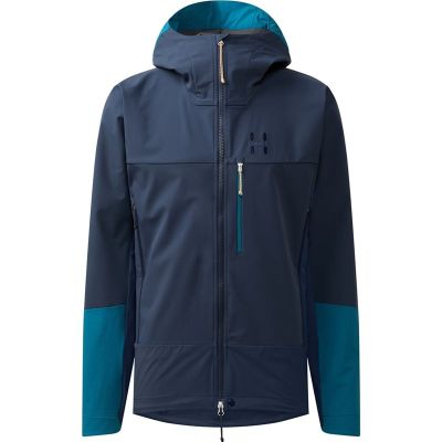 Haglöfs ROC Sight SoftshellII Jacket Men Tarn Blue/Deep Teal