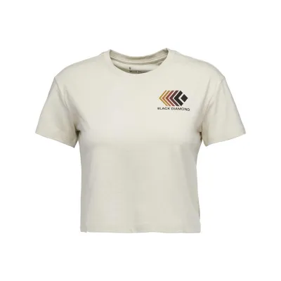 Black Diamond W Faded Crop Ss Tee Off White, kuva 1 / 1