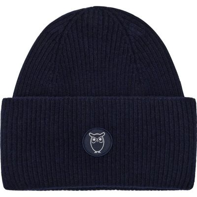 KnowledgeCotton Apparel Wool Beanie RWS Total Eclipse