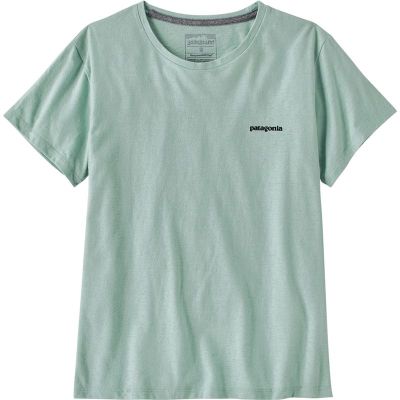 Patagonia W's P-6 Logo Responsibili-Tee Wispy Green