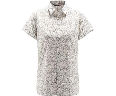 Haglöfs Idun SS Shirt Women Soft White Flower