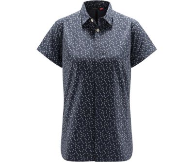 Haglöfs Idun SS Shirt Women Dense Blue Flower